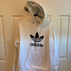 Men’s retro trefoil adidas hoodie // Size XL